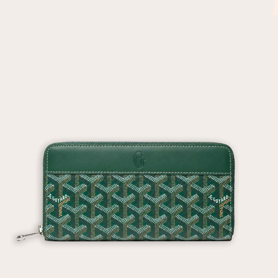Billetera Larga Goyard– Green Edition