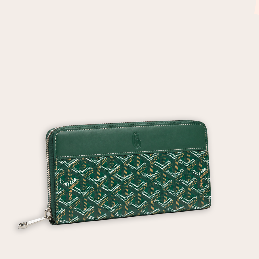 Billetera Larga Goyard– Green Edition