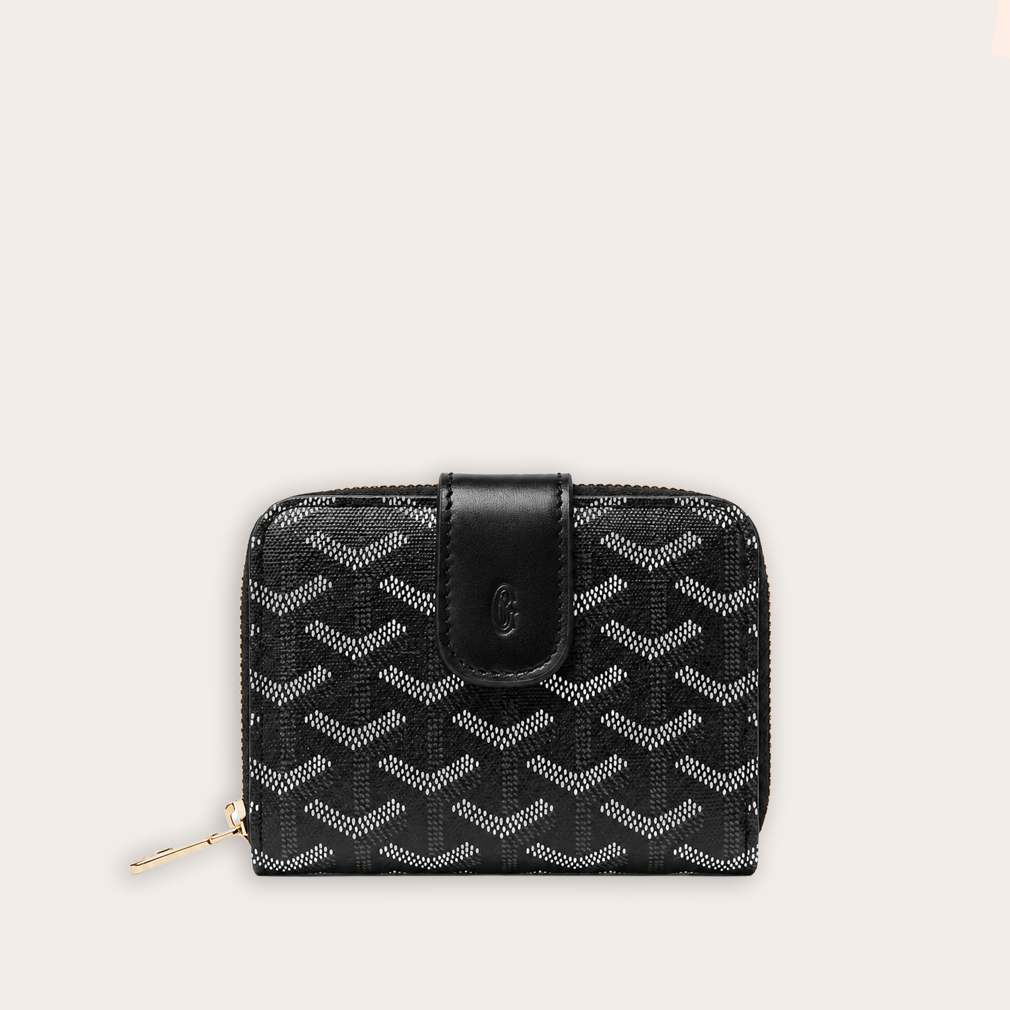 Billetera Compacta Goyard – Black Edition