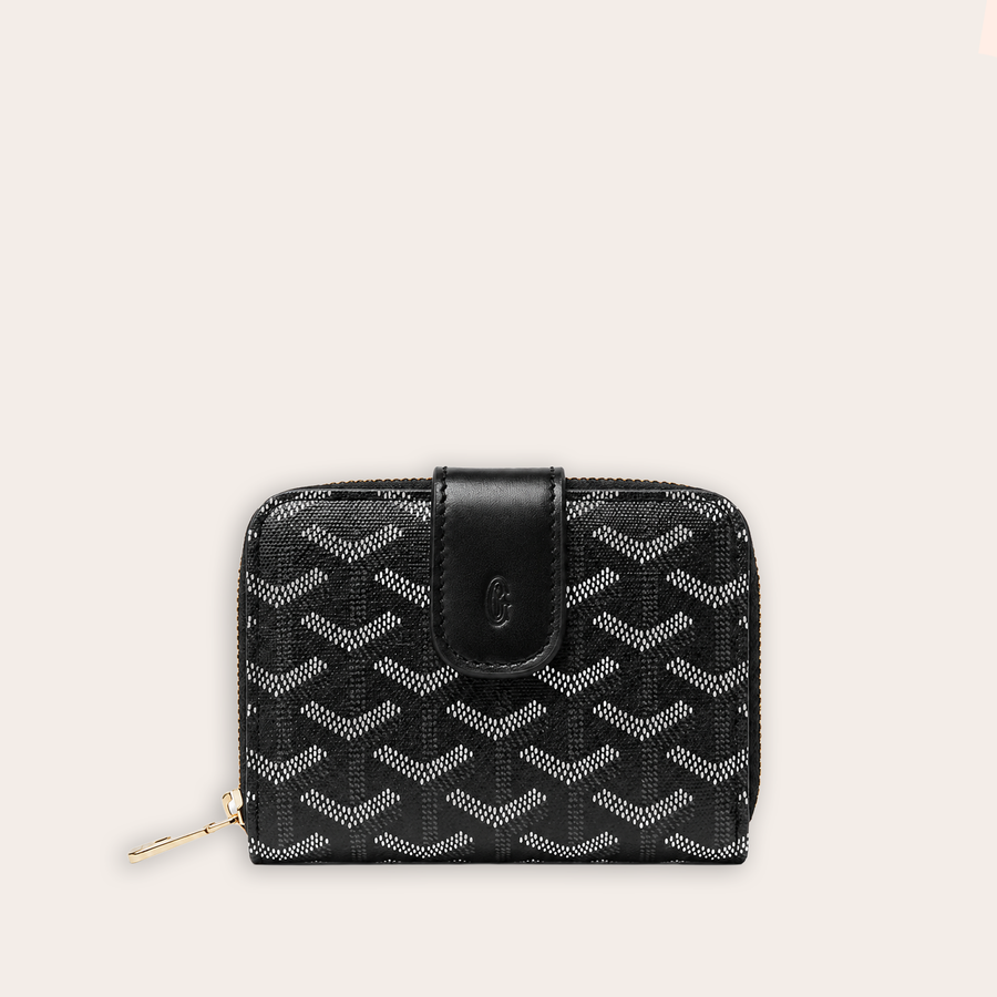 Billetera Compacta Goyard – Black Edition