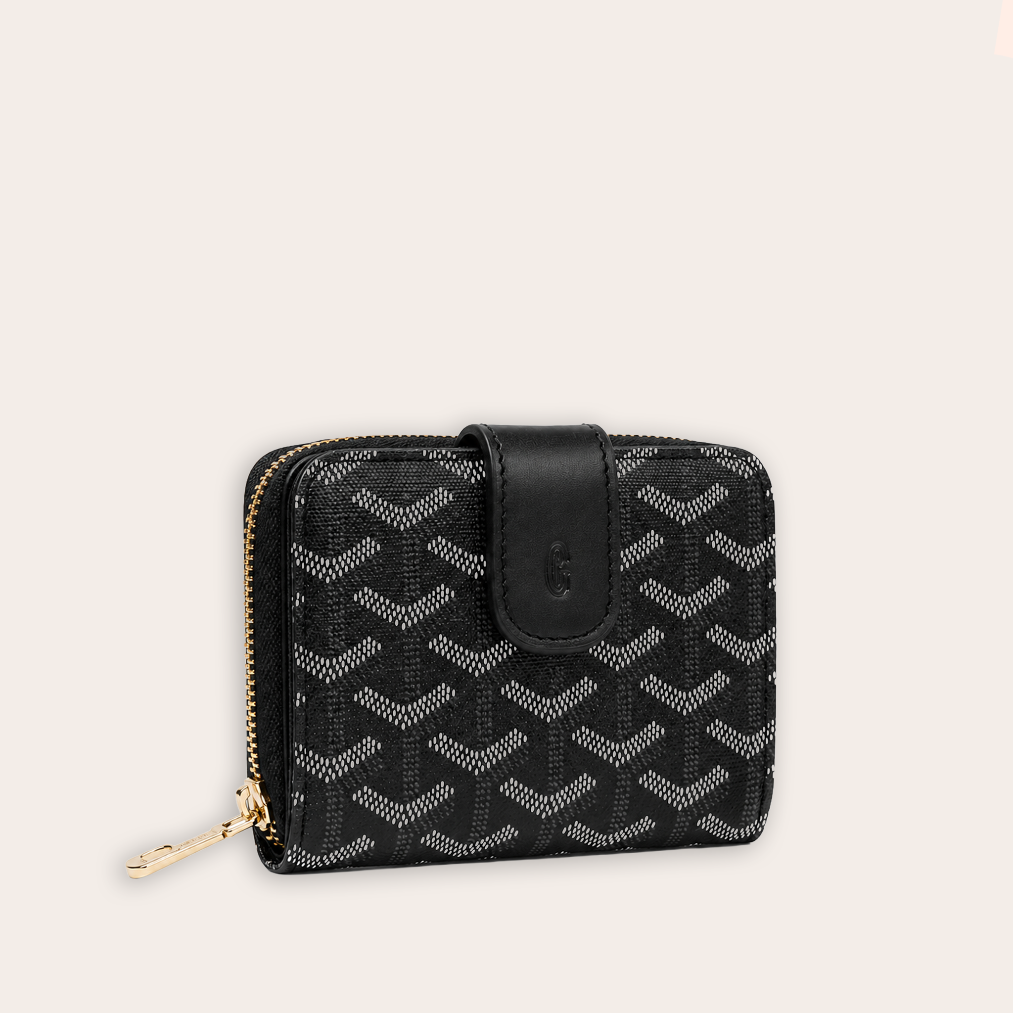 Billetera Compacta Goyard – Black Edition