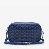 Bolso Crossbody Monogram Camera – Navy Silver