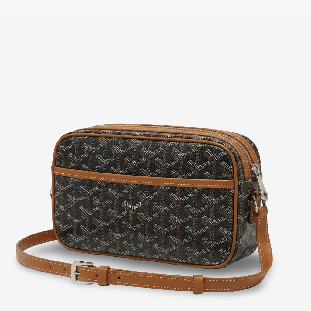Bolso Crossbody Monogram Camera – Black Cognac
