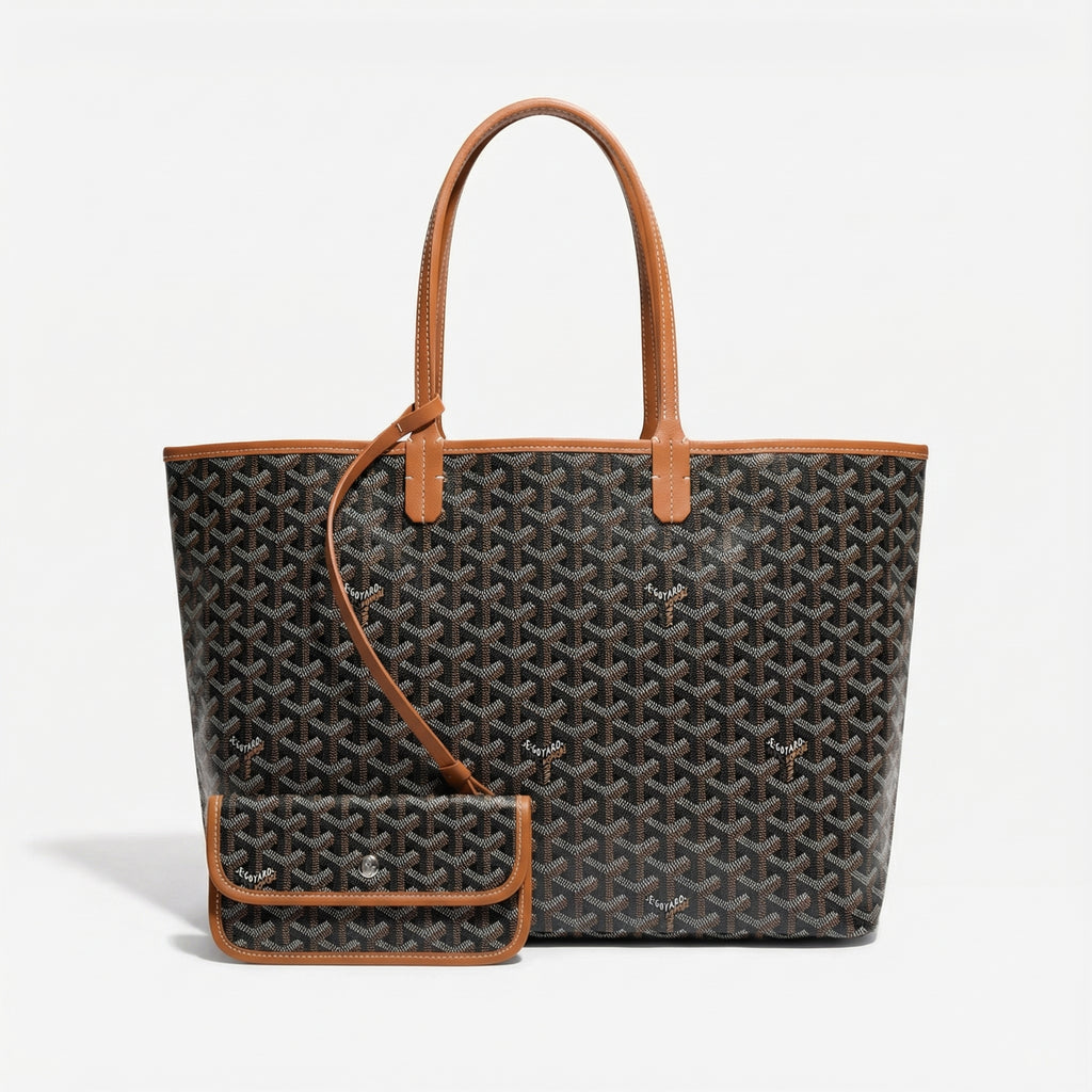 Goyard Saint Louis Tote – Brown/Tan Edition