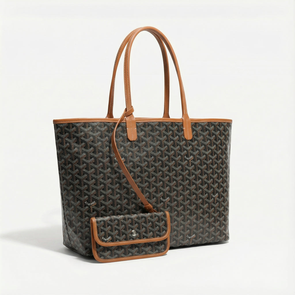 Goyard Saint Louis Tote – Brown/Tan Edition