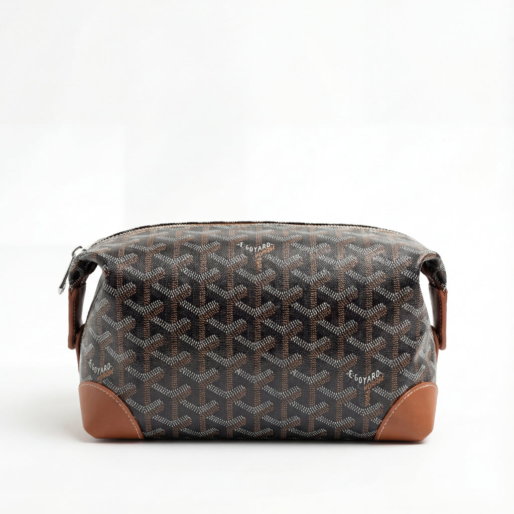 Goyard Toiletry Bag – Brown Edition