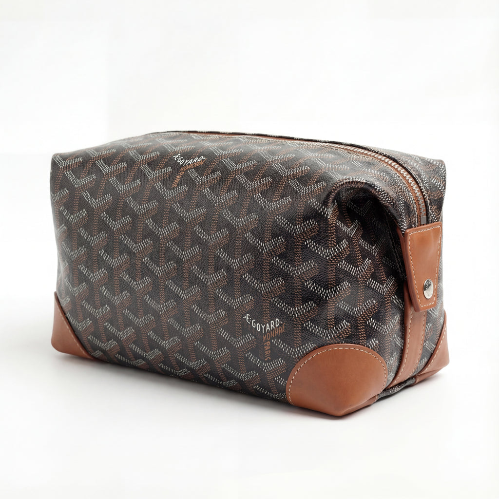 Goyard Toiletry Bag – Brown Edition