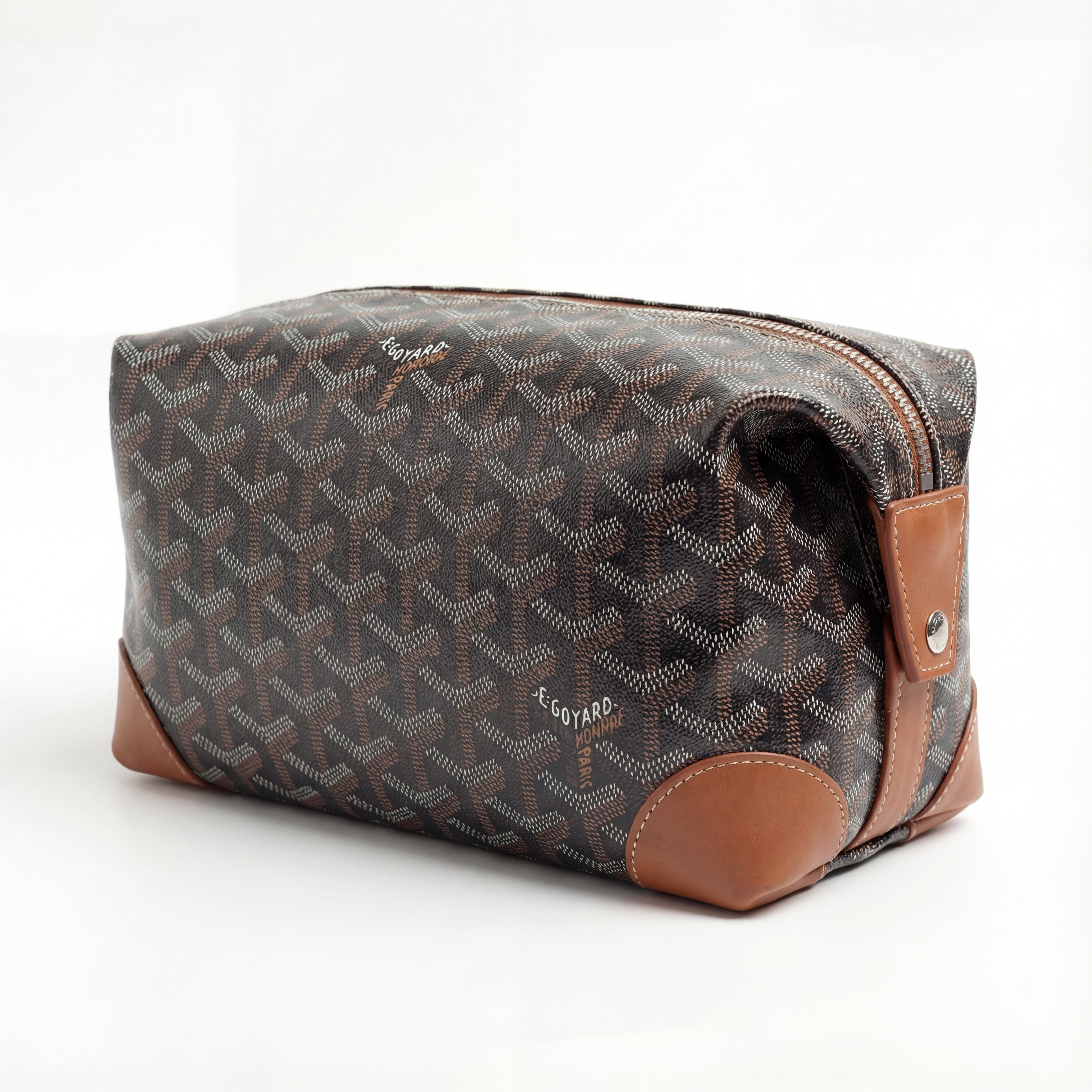 Goyard Toiletry Bag – Brown Edition