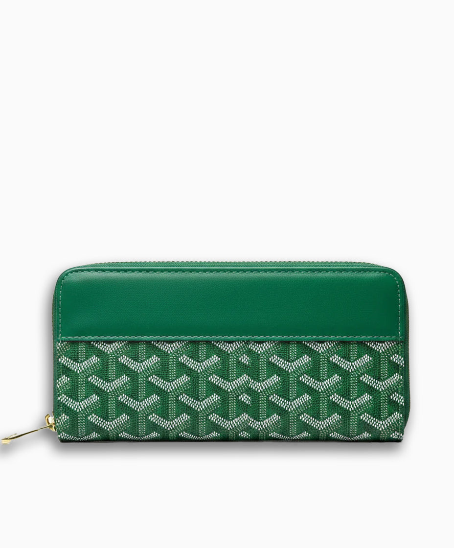 Goyard Long Wallet – Green Edition