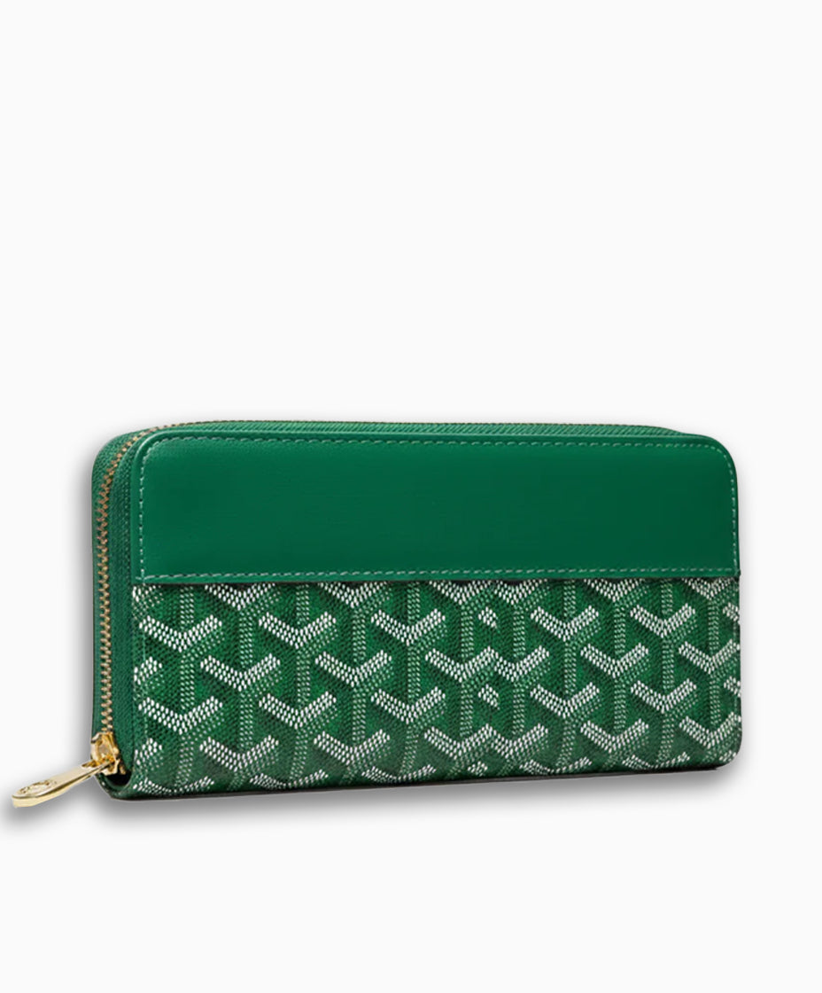Goyard Long Wallet – Green Edition
