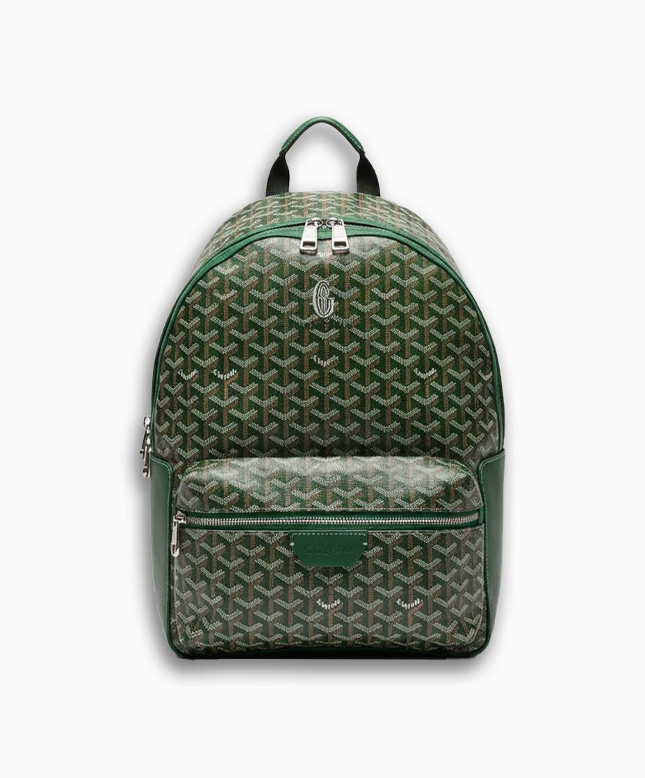 Goyard Monogram Backpack – Green Edition
