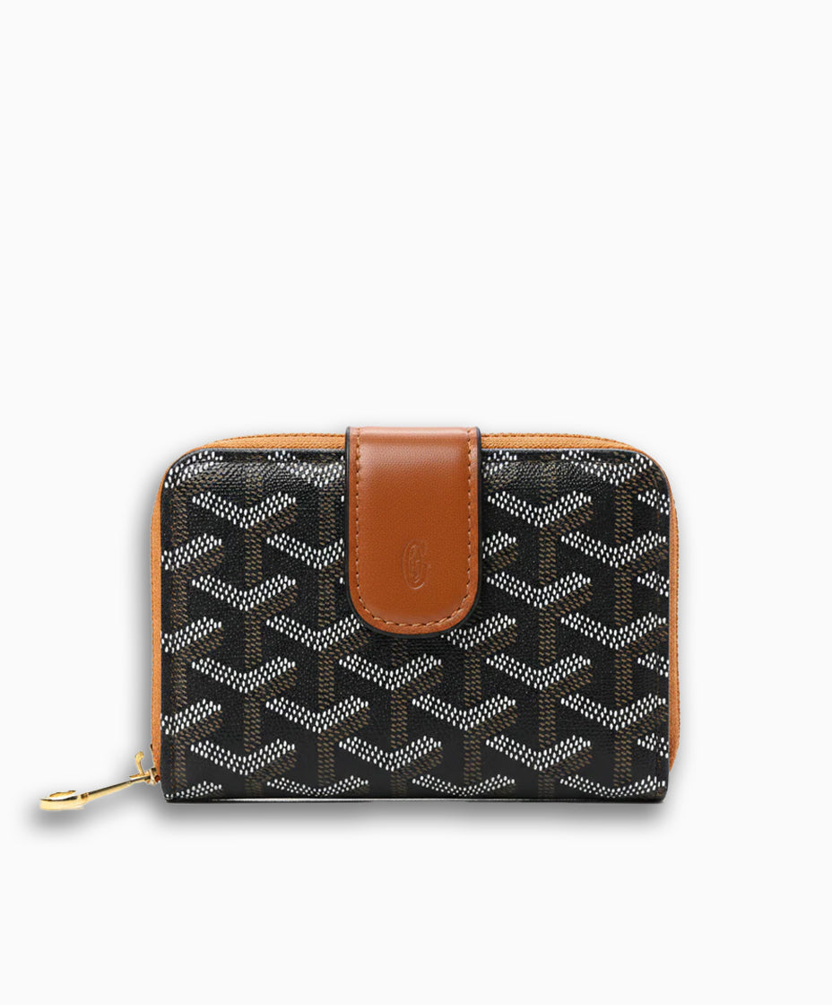Goyard Monogram Compact Wallet – Brown Edition