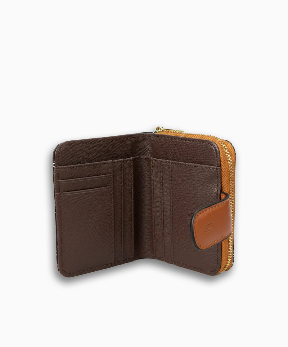 Goyard Monogram Compact Wallet – Brown Edition