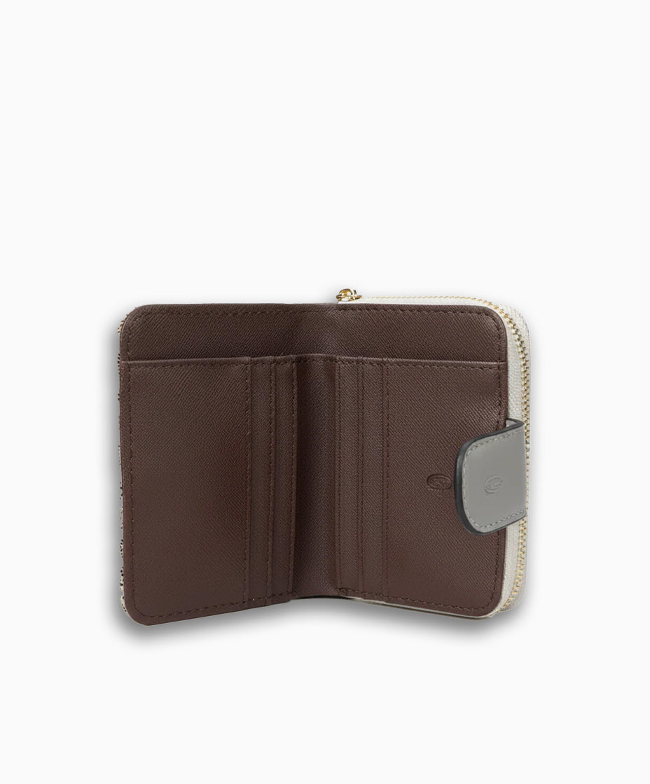 Goyard Monogram Compact Wallet – Grey Edition