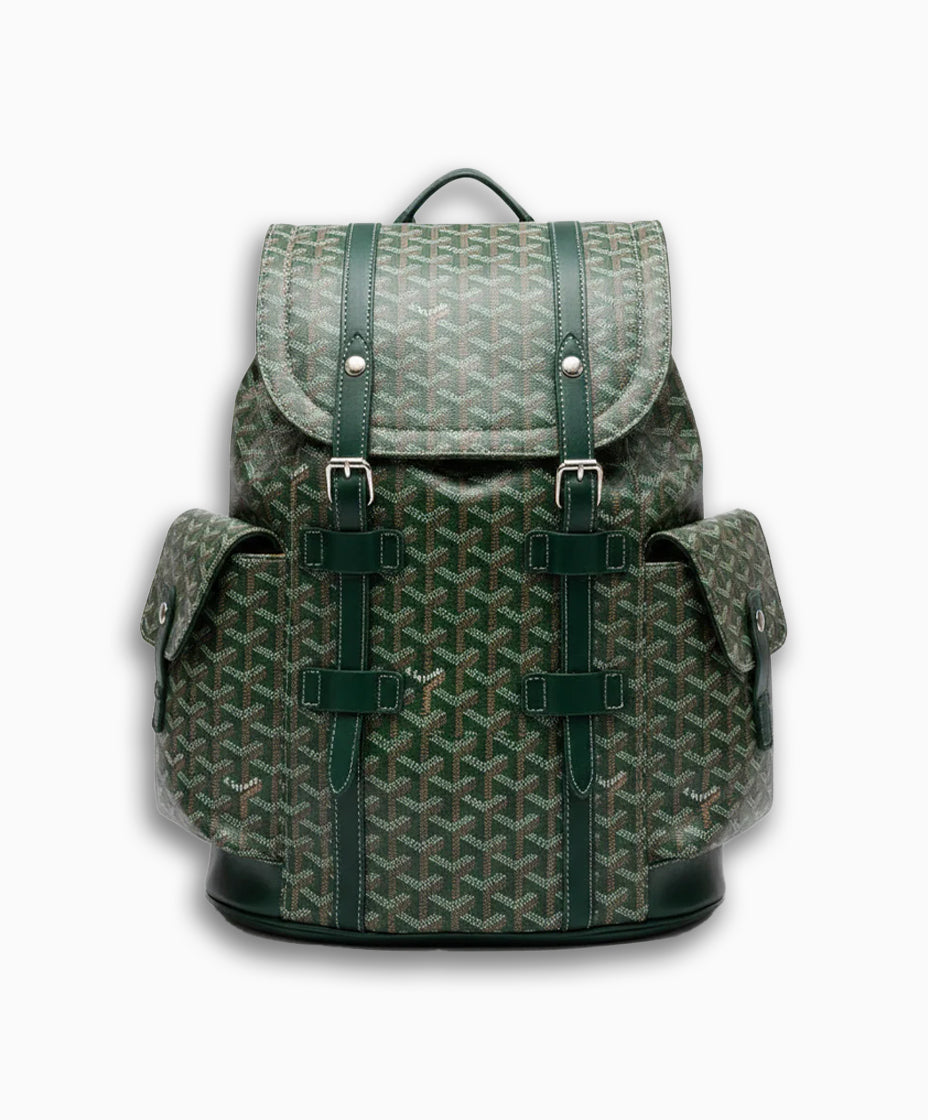 Goyard Monogram Explorer Backpack – Green Edition