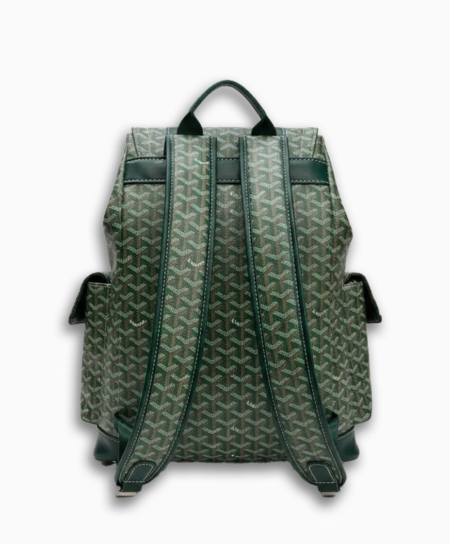 Goyard Monogram Explorer Backpack – Green Edition