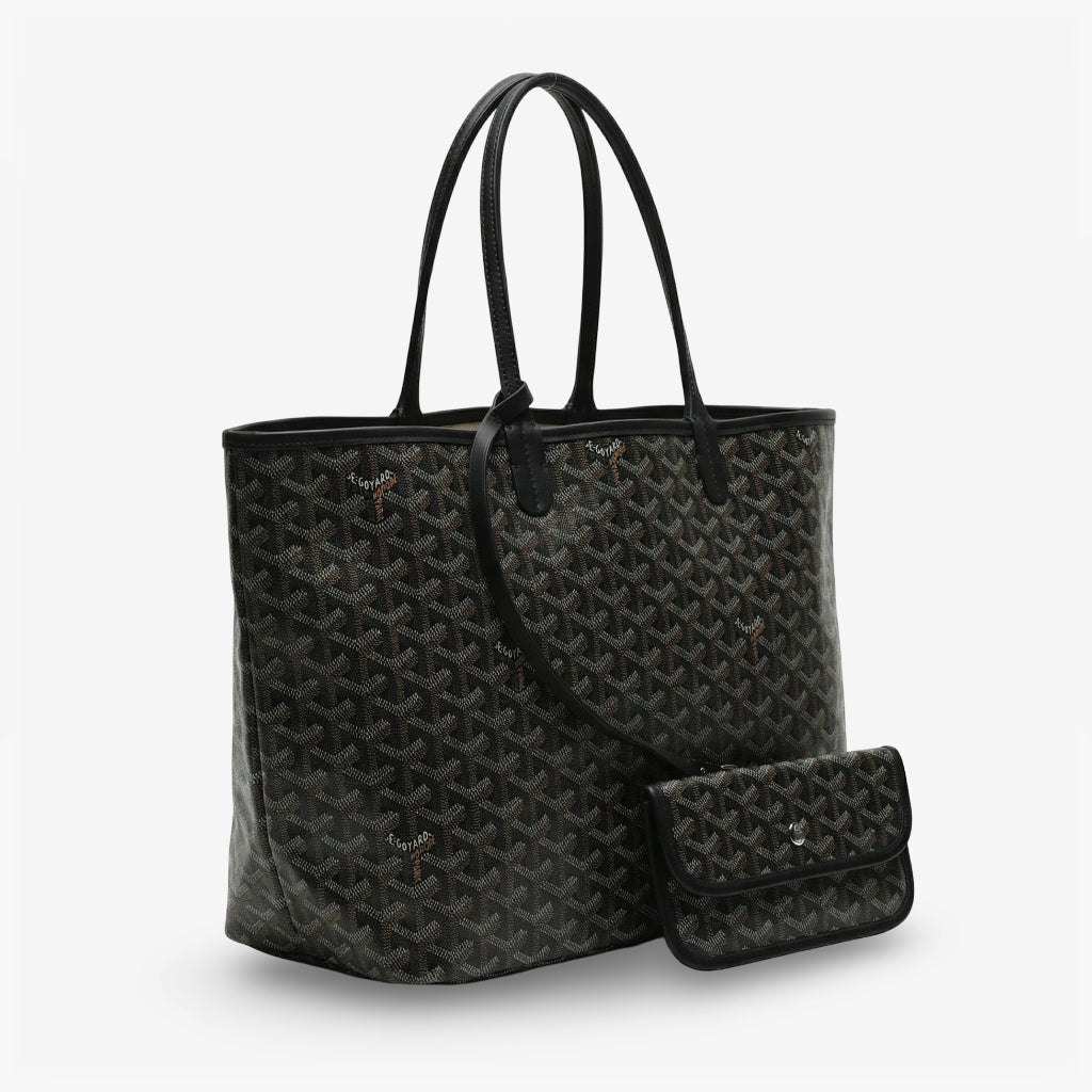 Bolso Tote Monogram Pouch – Black Silver