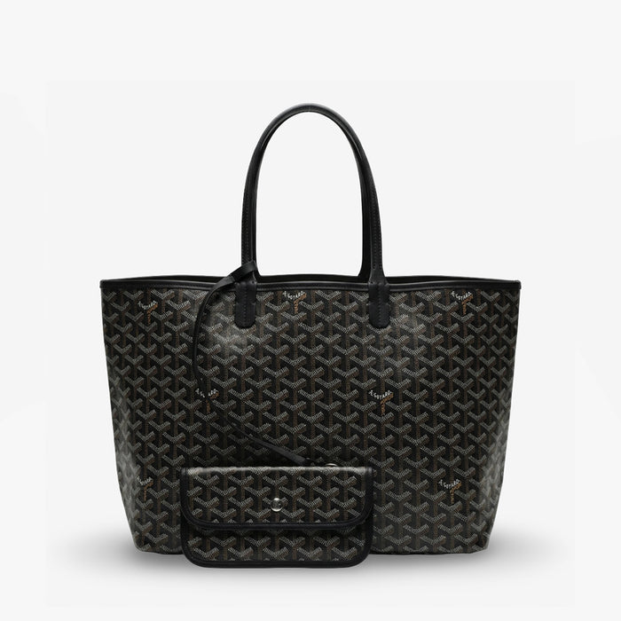 Bolso Tote Monogram Pouch – Black Silver