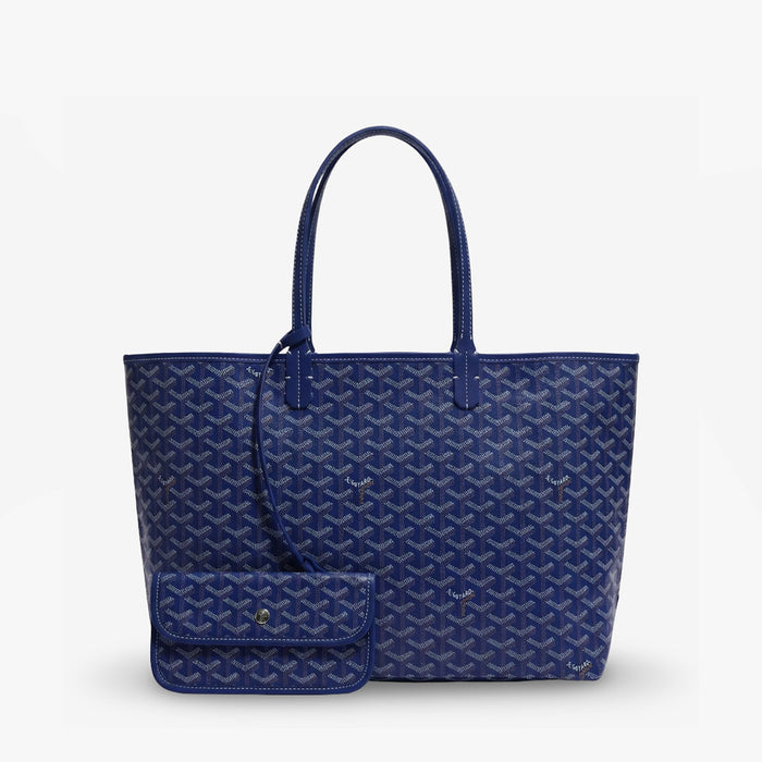 Bolso Tote Monogram Pouch – Navy Silver