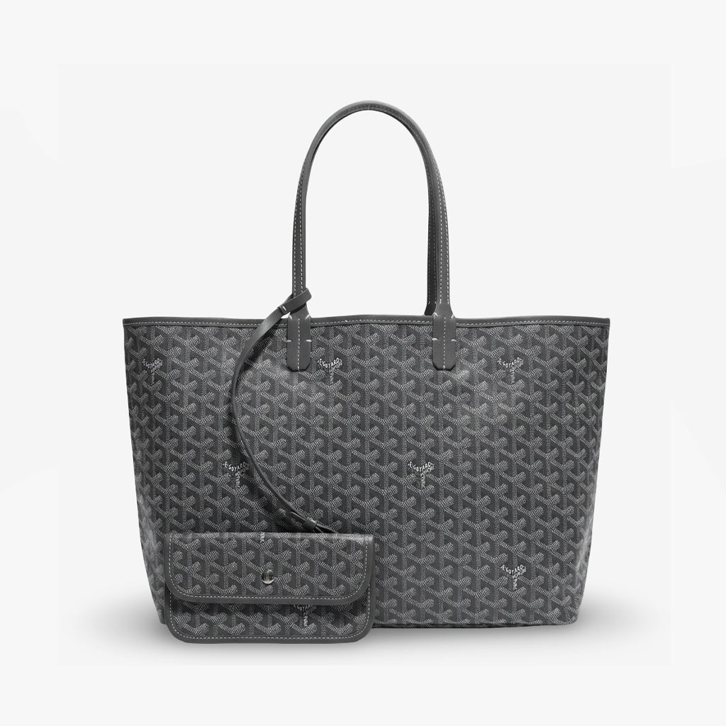 Bolso Tote Monogram Pouch – Grey Silver