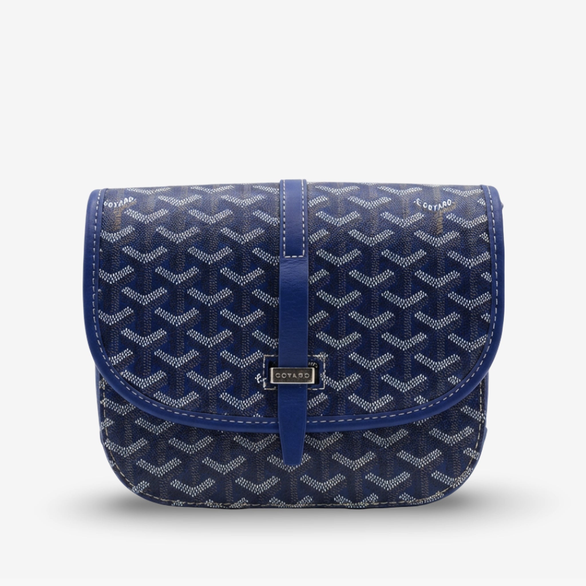 Goyard Classic Crossbody – Goyardine Canvas Blue Edition