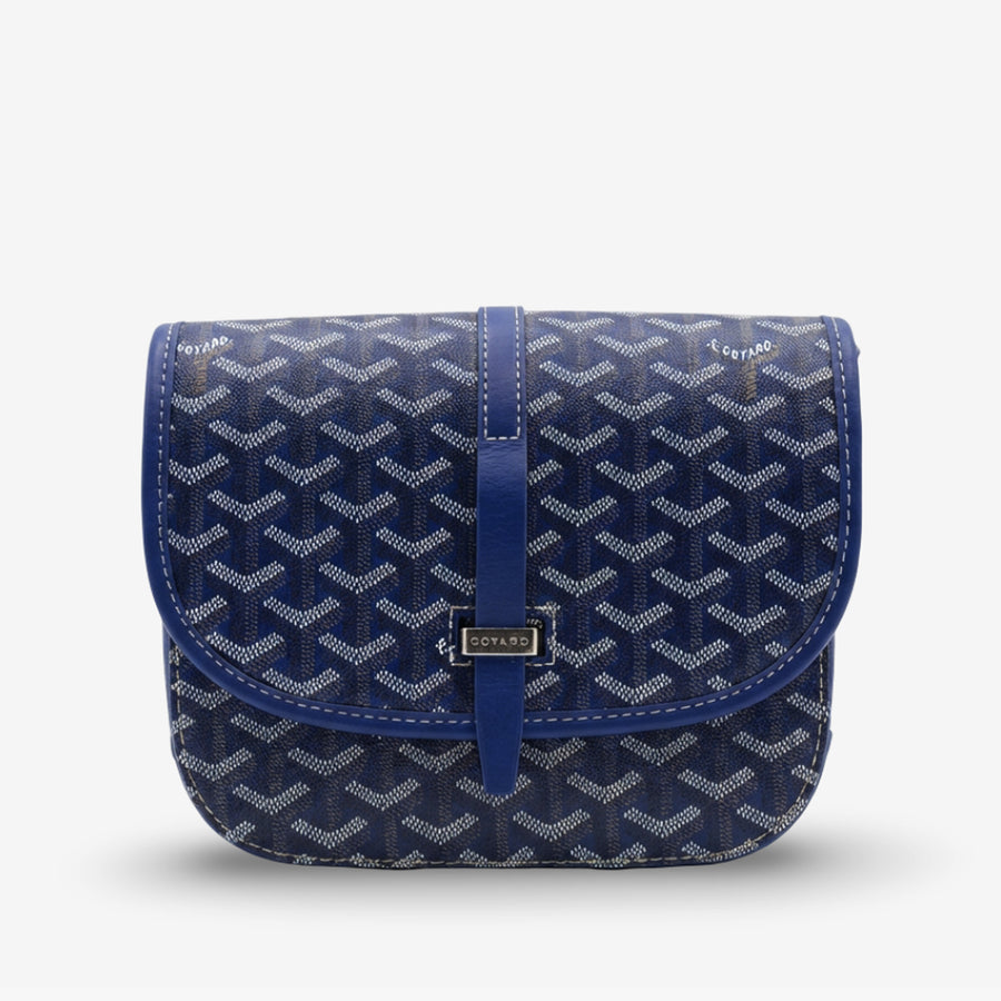 Goyard Classic Crossbody – Goyardine Canvas Blue Edition