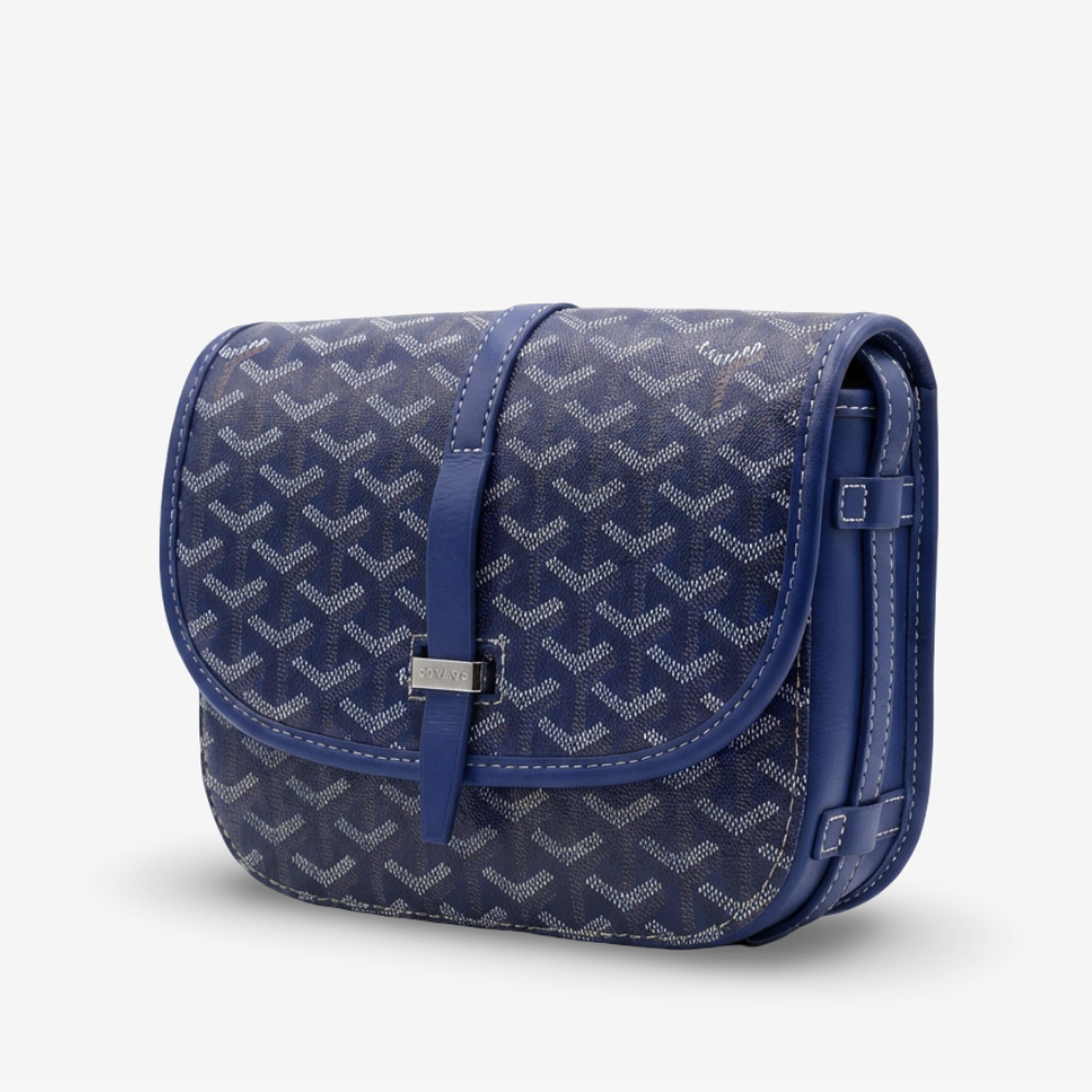 Goyard Classic Crossbody – Goyardine Canvas Blue Edition