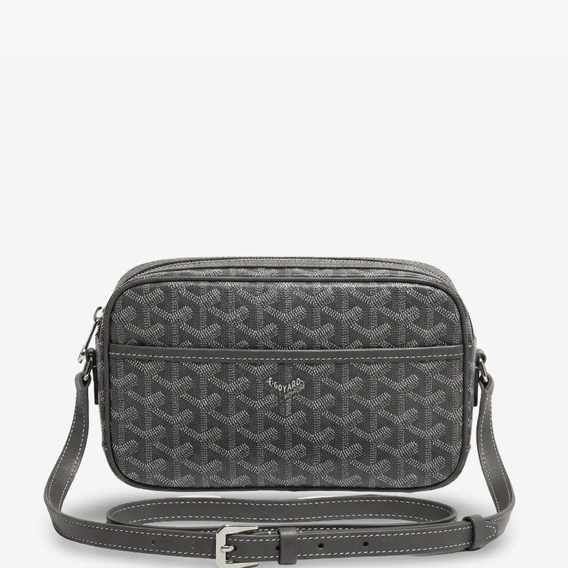 Bolso Crossbody Monogram Camera – Grey Silver