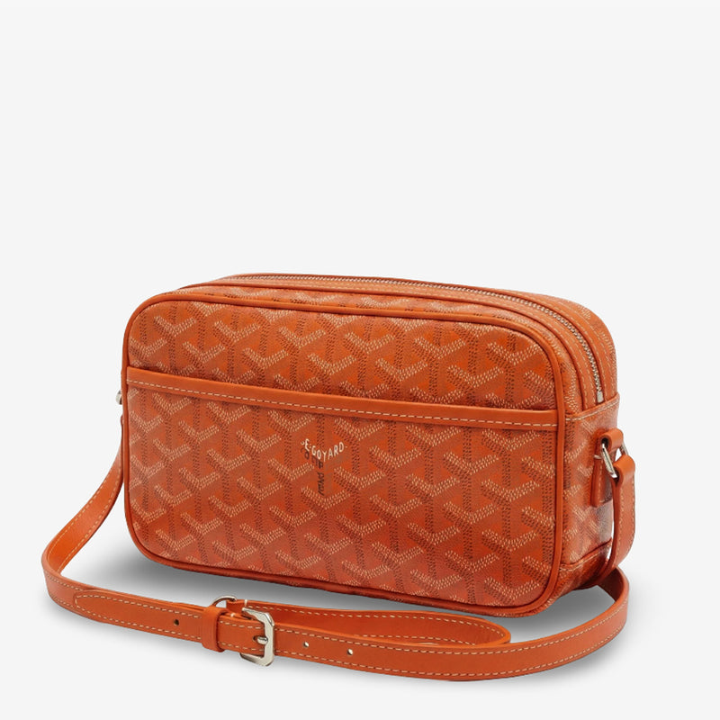 Bolso Crossbody Monogram Camera – Orange Gold