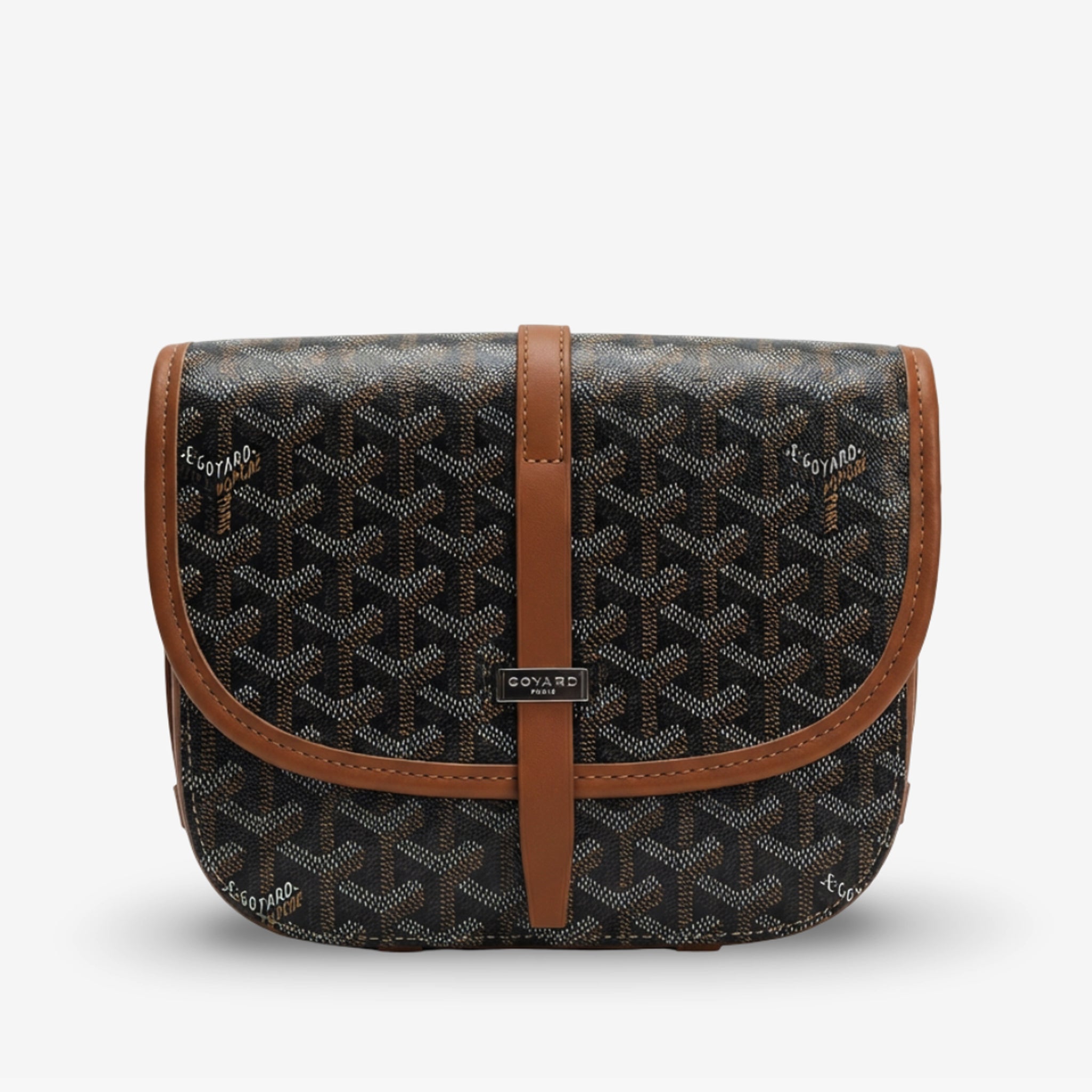 Goyard Essential Crossbody – Goyardine Canvas Tan Trim Edition