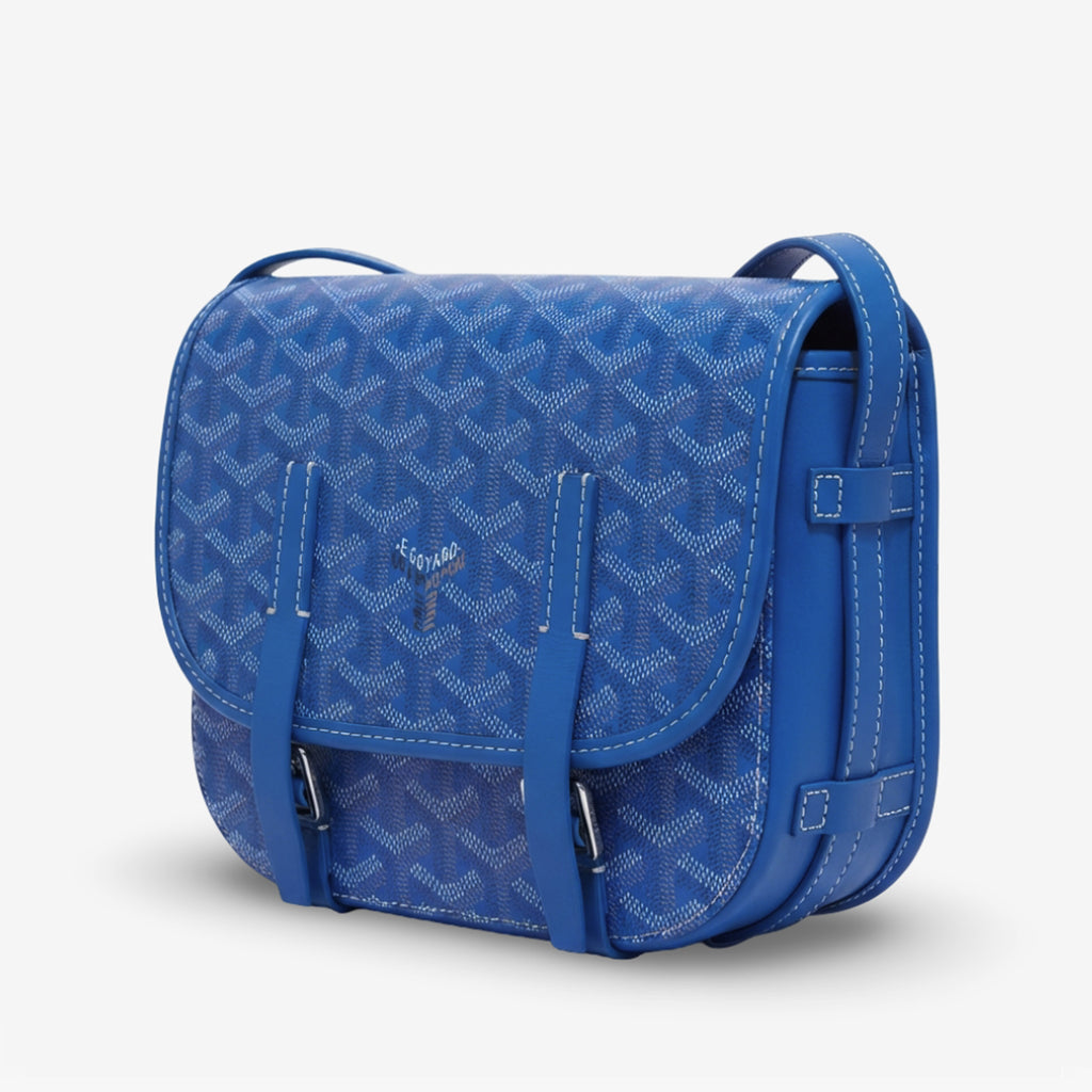 Goyard Signature Crossbody – Goyardine Canvas Royal Blue Edition
