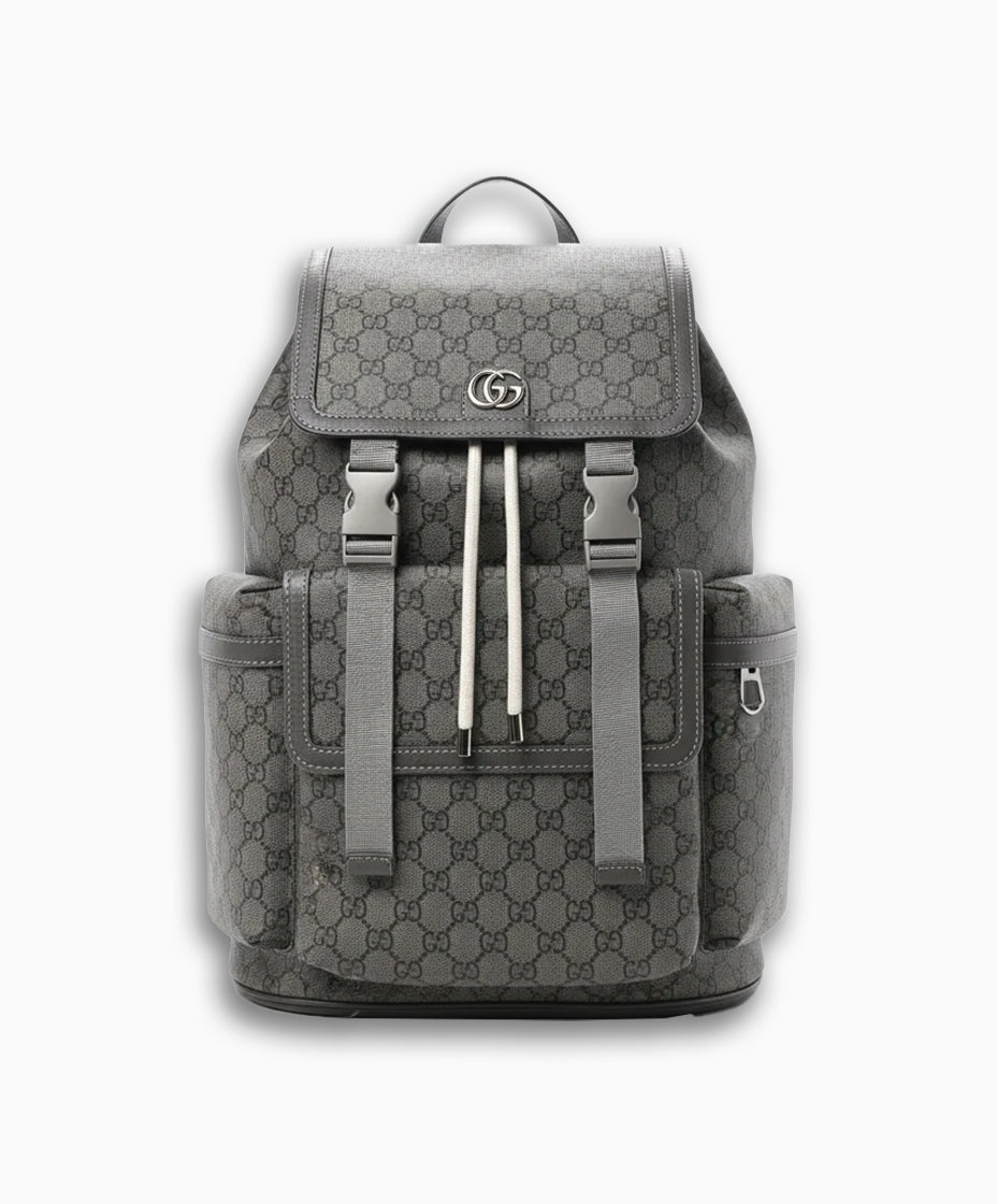 Gucci GG  Backpack – Graphite Grey