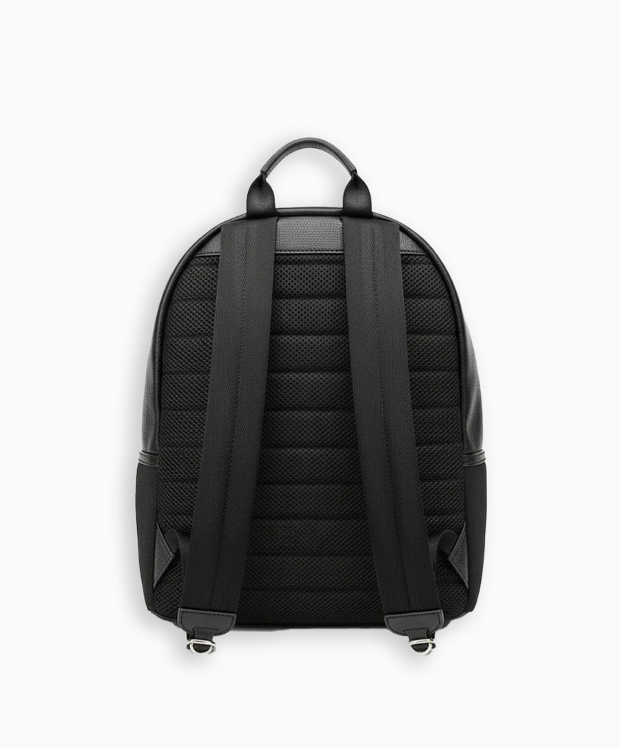 Black Monogram Backpack