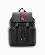 Morral Utility Embossed Monogram – Black Web Stripe