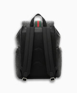 Morral Utility Embossed Monogram – Black Web Stripe