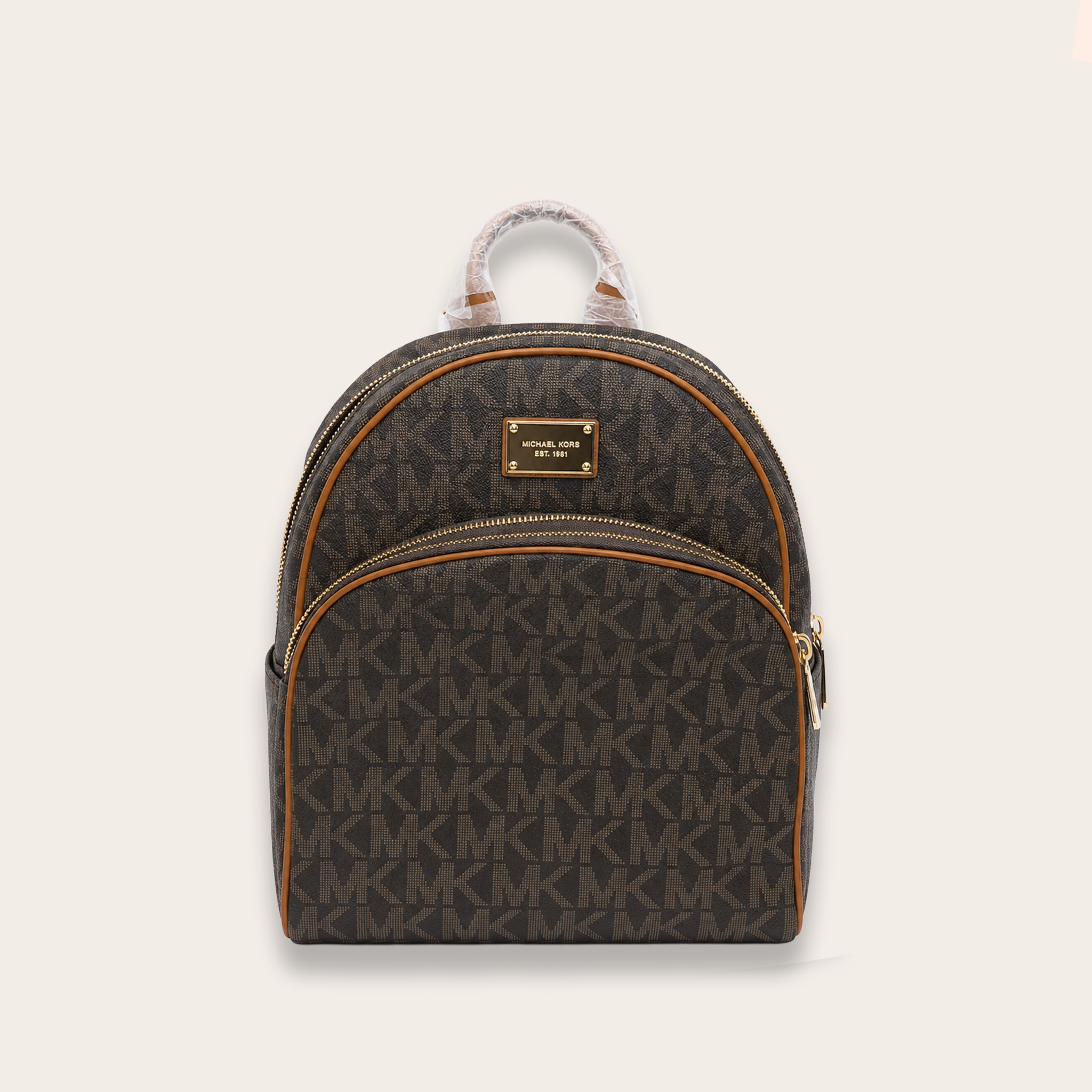 Maletín Michael Kors MK Signature Backpack – Brown