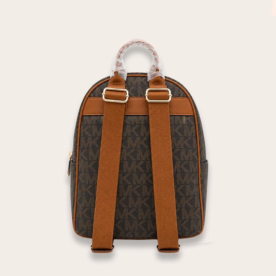 Maletín Michael Kors MK Signature Backpack – Brown