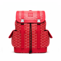 Morral Monogram Buckle – Red Silver