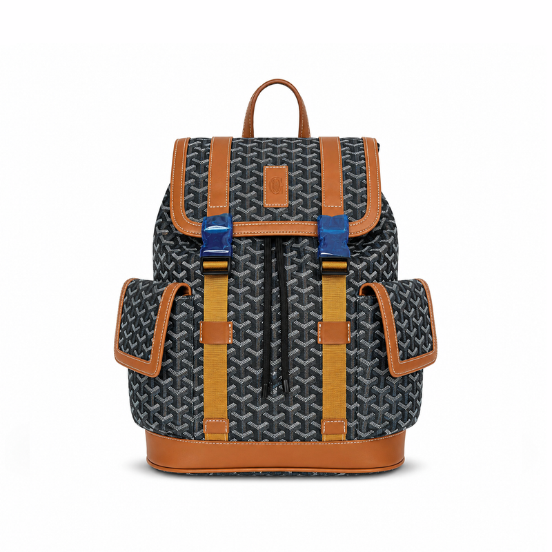 Morral Monogram Utility – Black Cognac