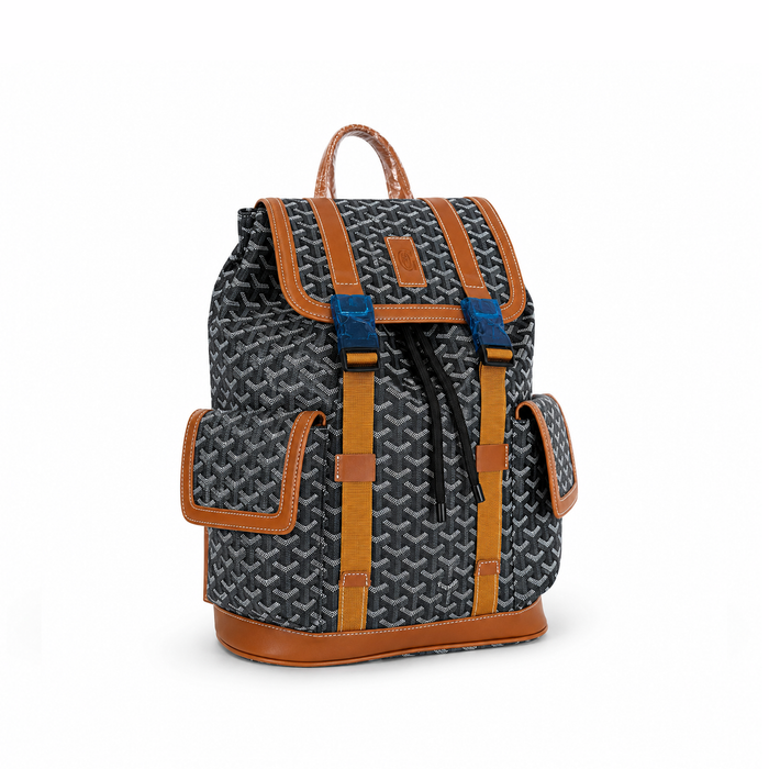 Morral Monogram Utility – Black Cognac