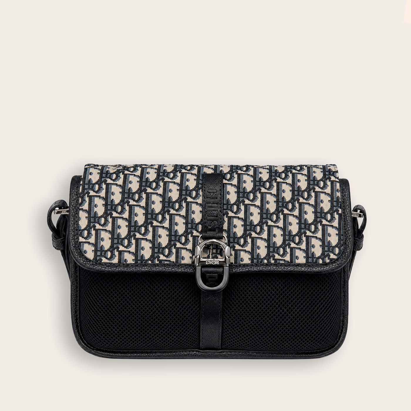 Bolso Crossbody Signature Monogram – Navy Black