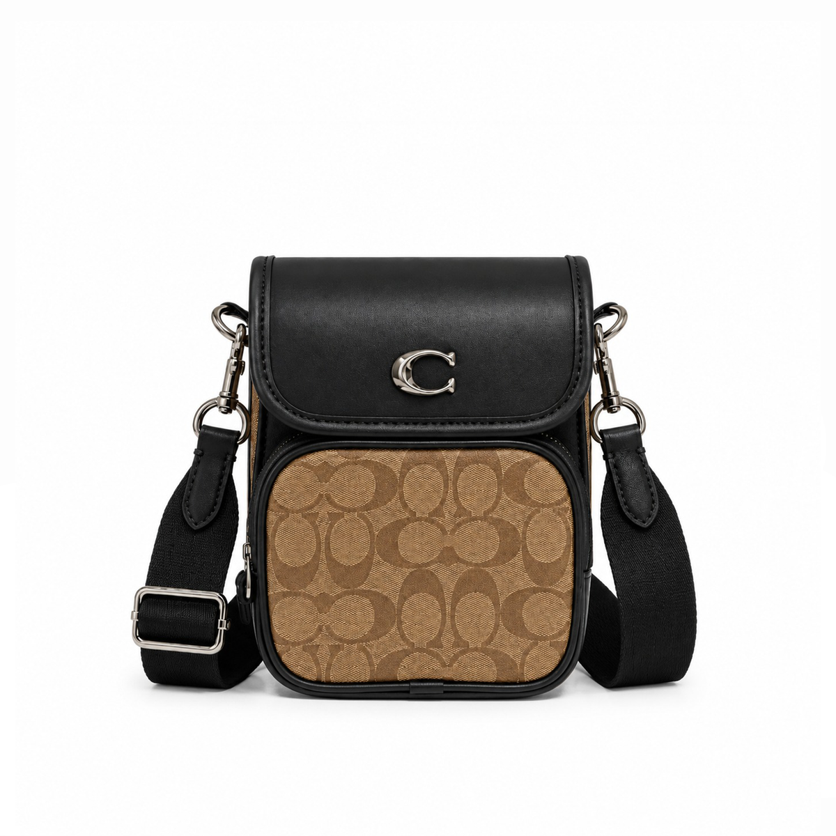 Riñonera Signature Monogram – Khaki Black