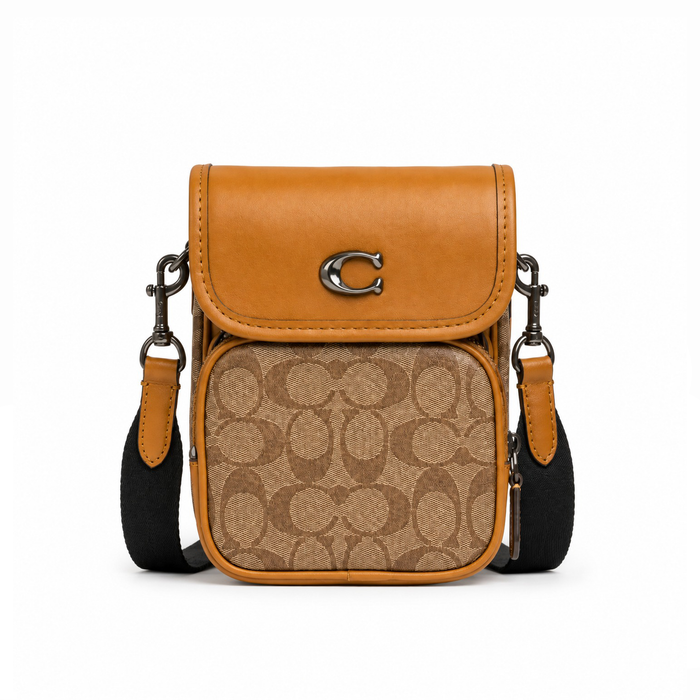 Riñonera Signature Monogram – Khaki Black
