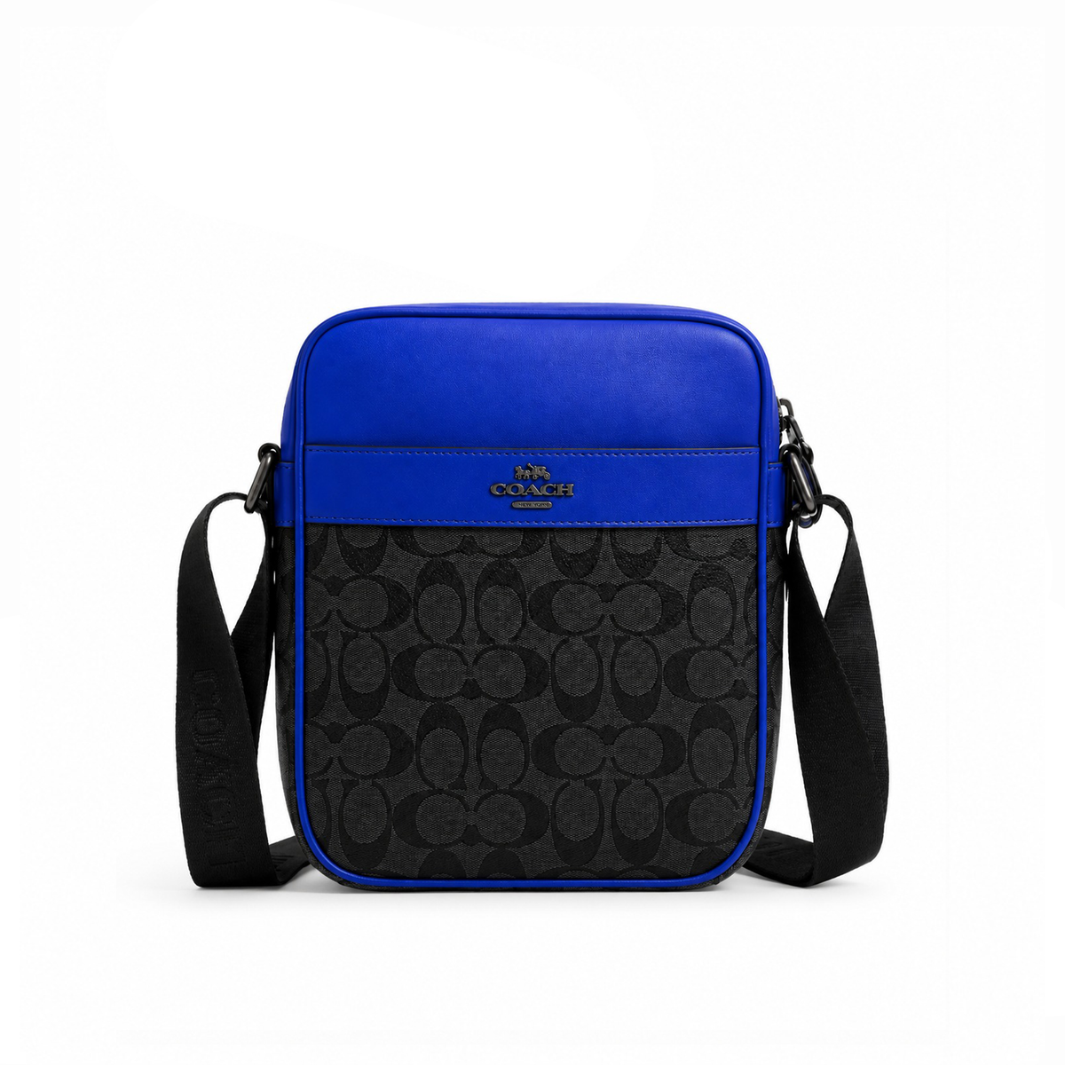 Riñonera Signature Monogram – Royal Blue