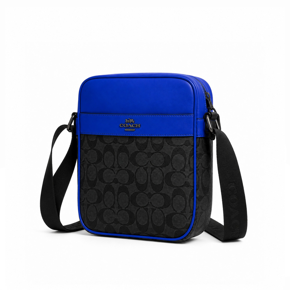Riñonera Signature Monogram – Royal Blue