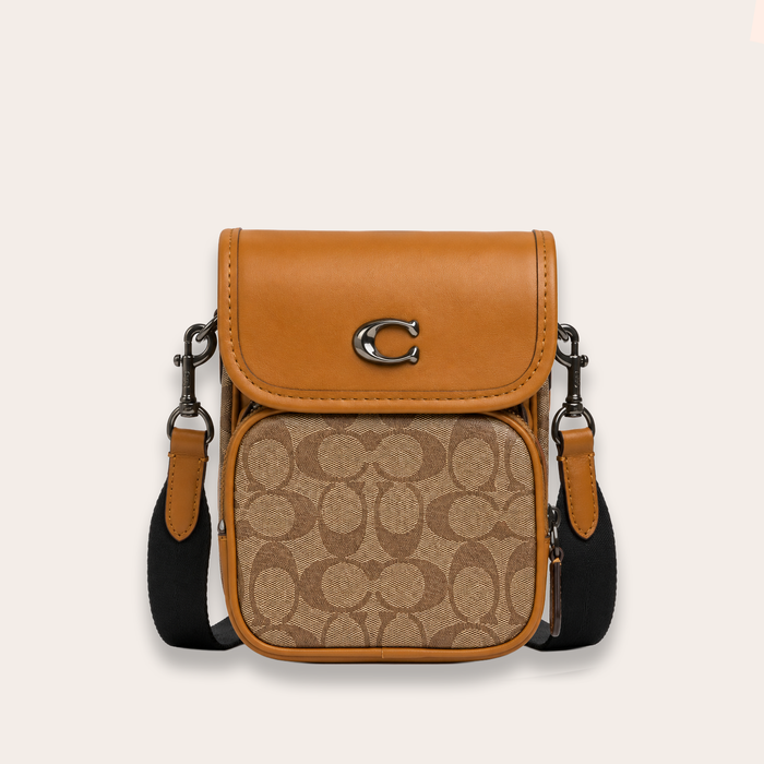 Riñonera Signature Monogram – Khaki Black