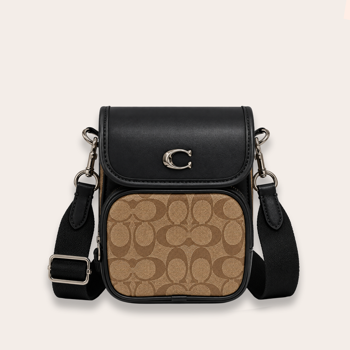 Riñonera Signature Monogram – Khaki Black