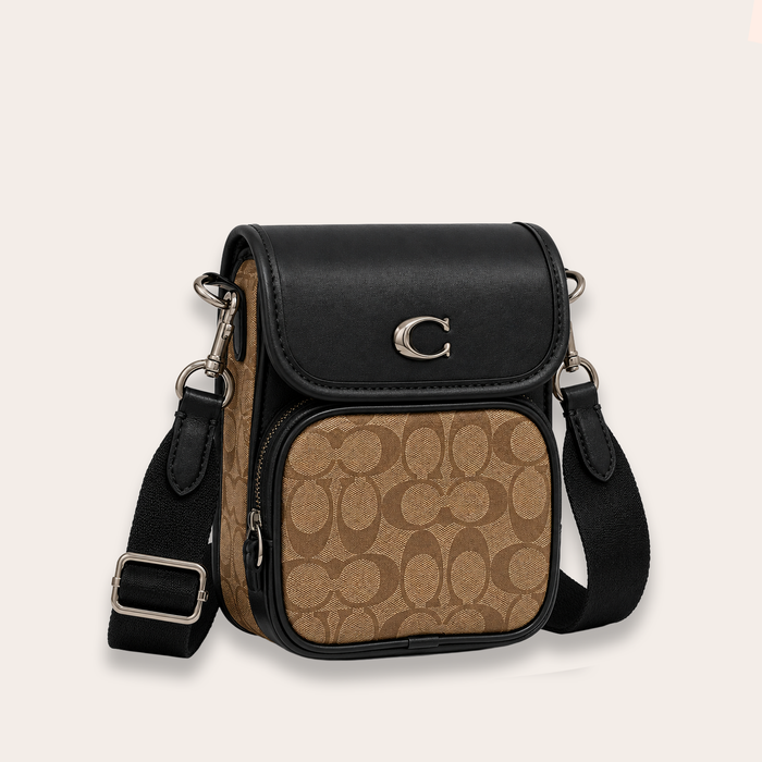 Riñonera Signature Monogram – Khaki Black