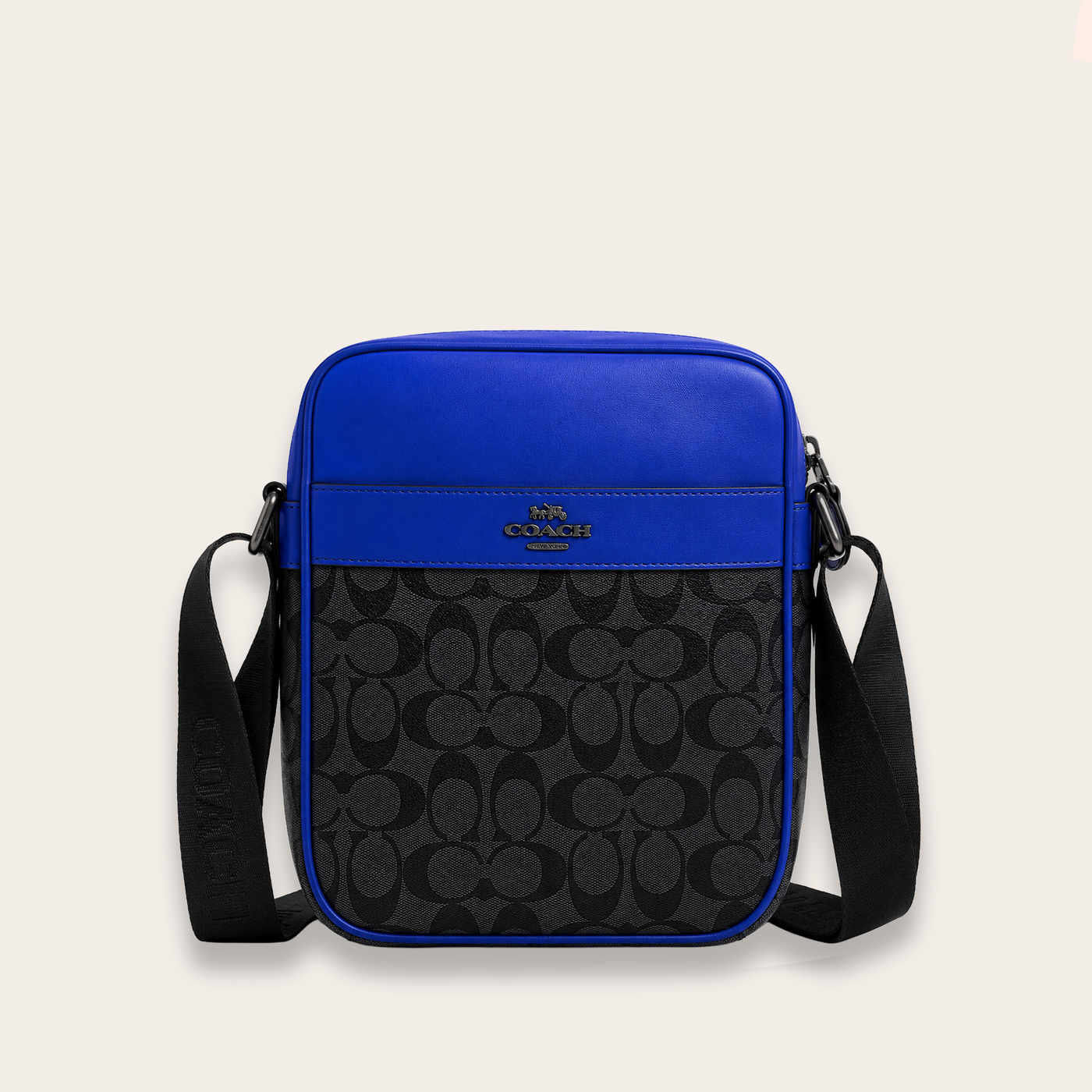 Riñonera Signature Monogram – Royal Blue