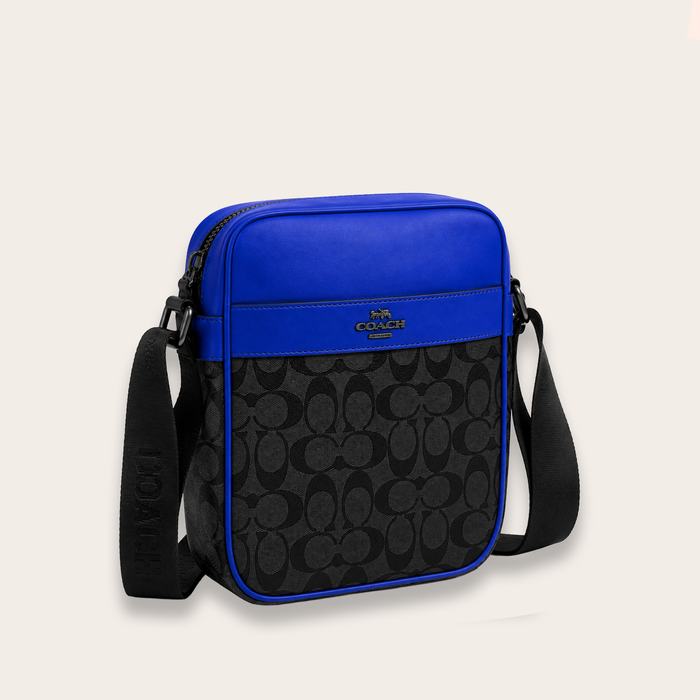 Riñonera Signature Monogram – Royal Blue